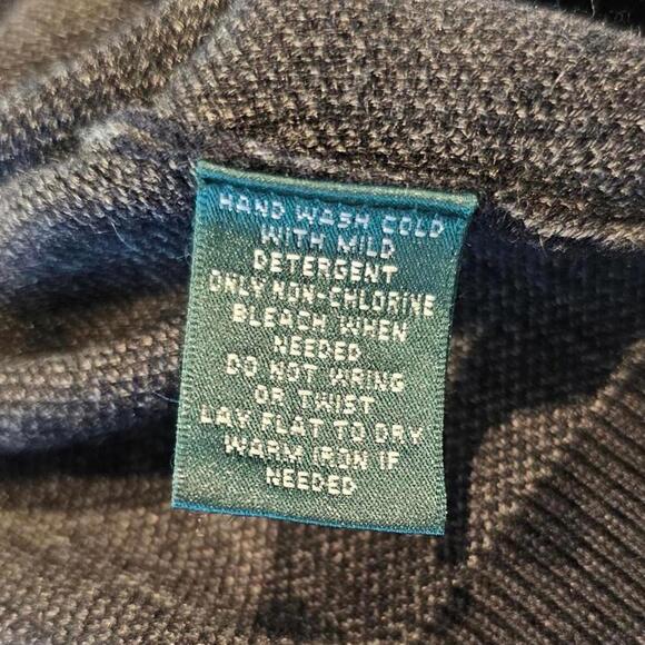 Ralph Lauren Striped Sweater Silk Cashmere - Size 2X - Picture 4 of 6